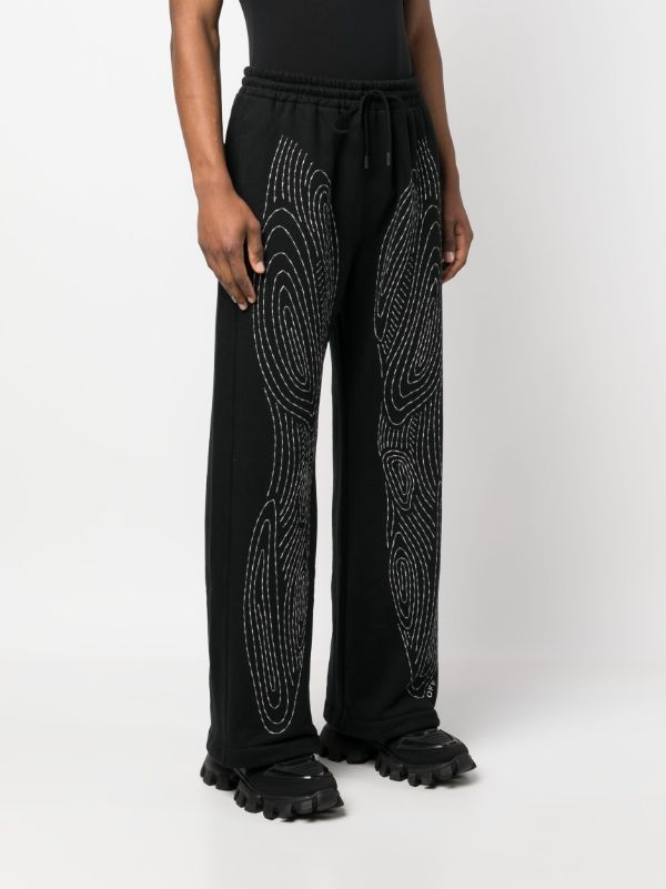 오프화이트 바디 스티치 팬츠