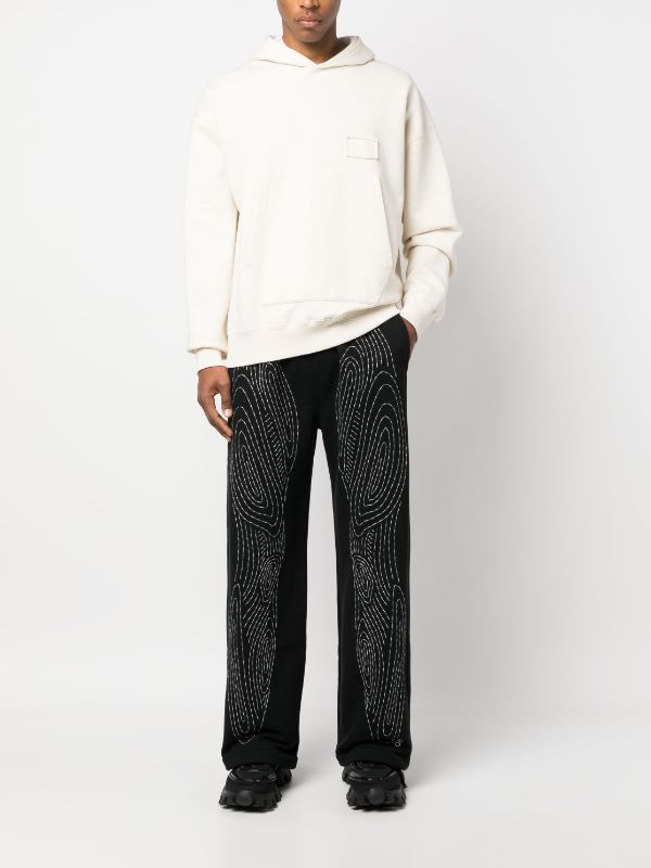 오프화이트 바디 스티치 팬츠