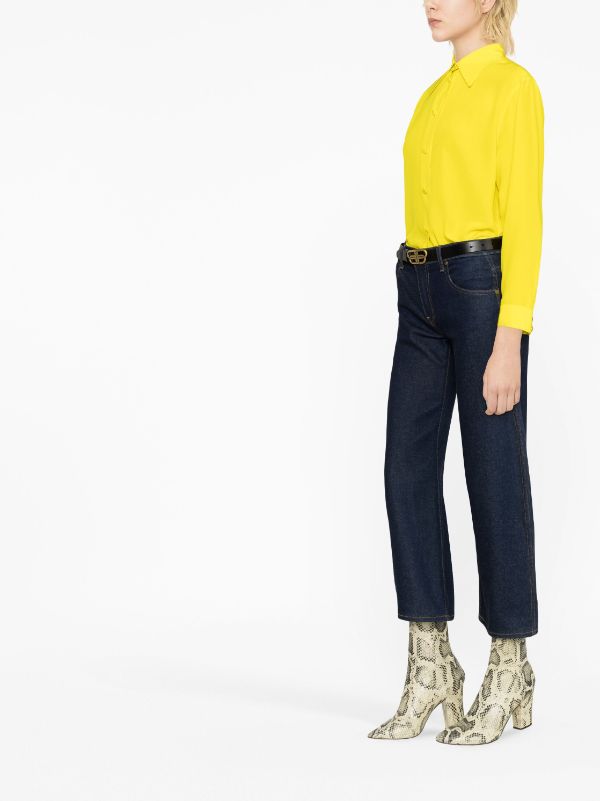 구찌 실크 블라우스