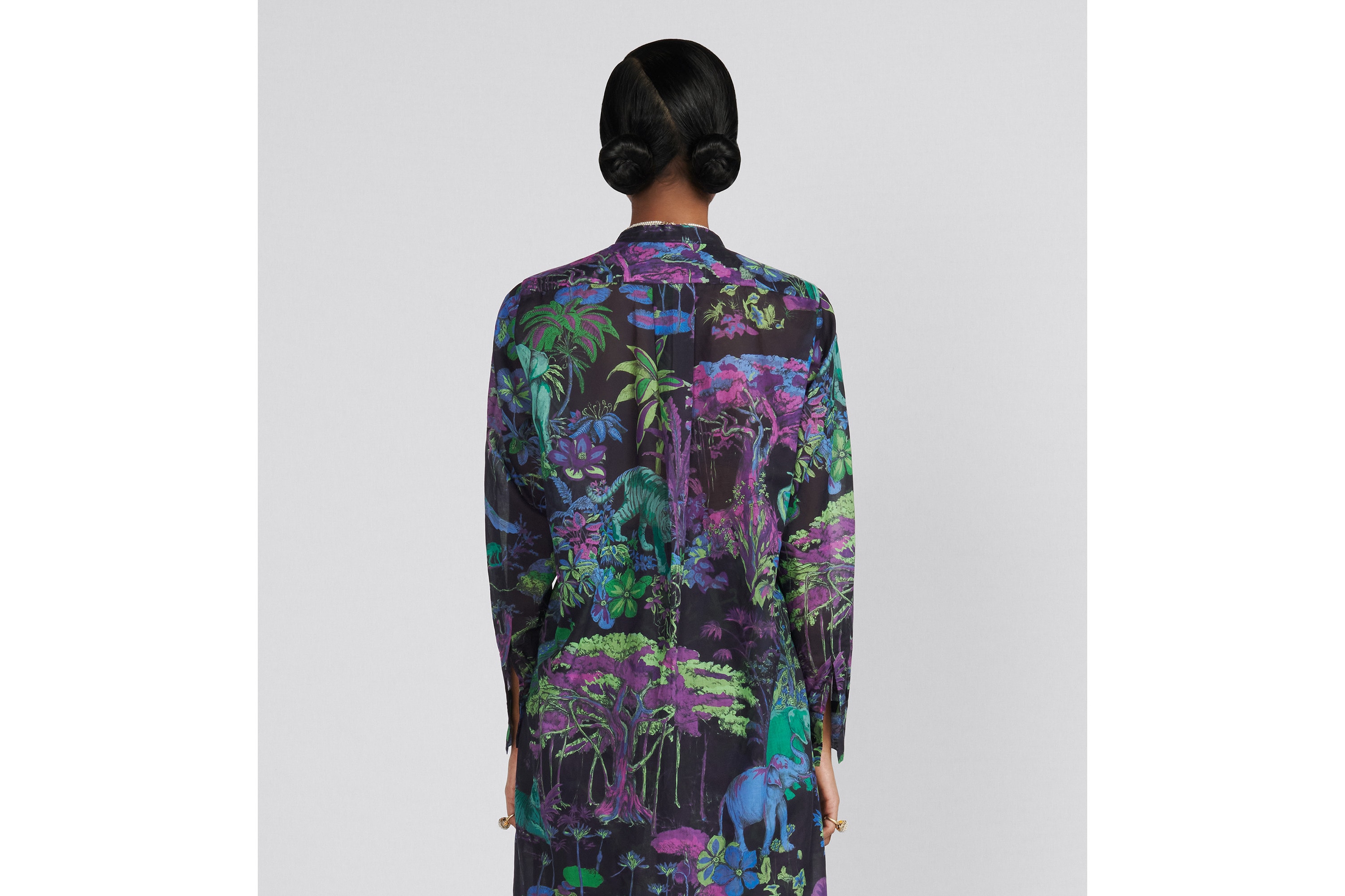 디올 롱 블라우스