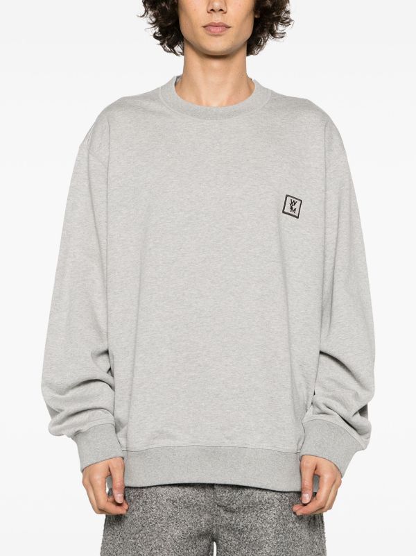 우영미 로고 프린트 멘투맨 티셔츠