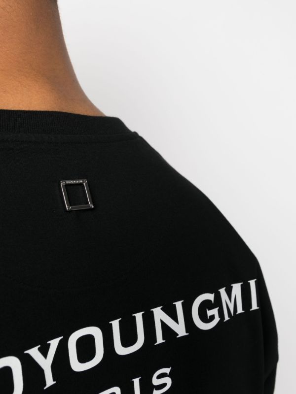 우영미 로고 프린트 티셔츠