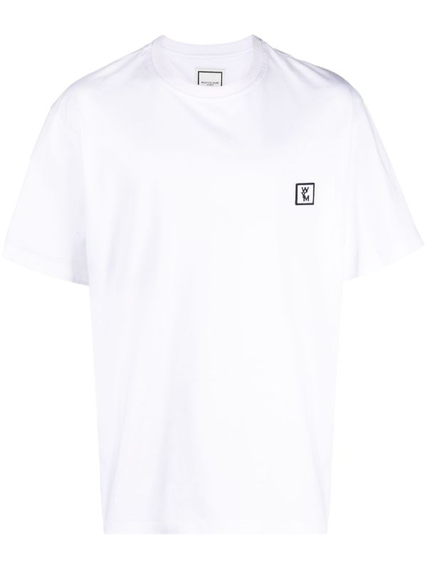 우영미 로고 프린트 티셔츠