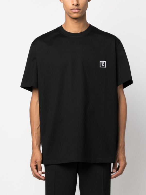 우영미 로고 프린트 티셔츠