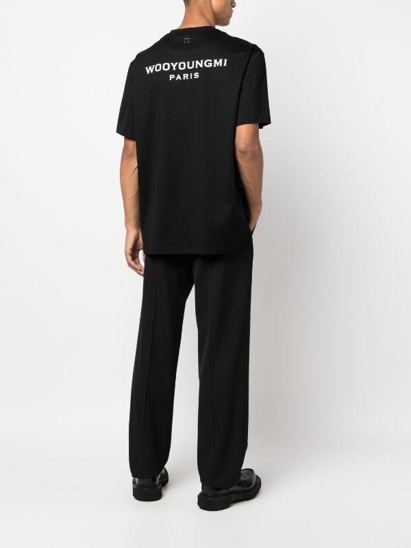 우영미 로고 프린트 티셔츠