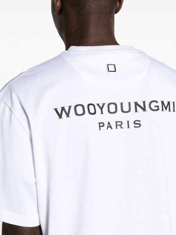 우영미 로고 프린트 티셔츠
