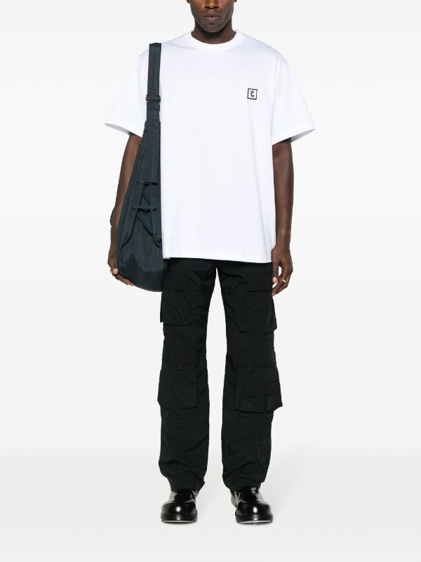 우영미 로고 프린트 티셔츠