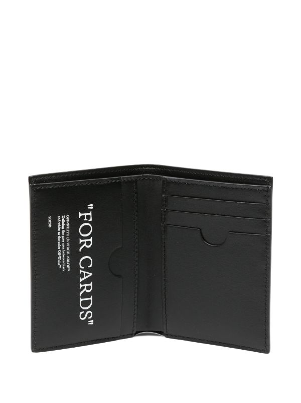 오프화이트 포 카드 2단 반지갑