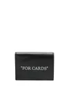오프화이트 포 카드 2단 반지갑