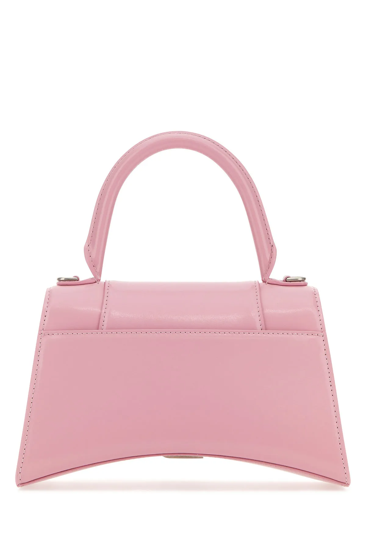 발렌시아가 핑크레더 아워글래스 스몰 토트 백