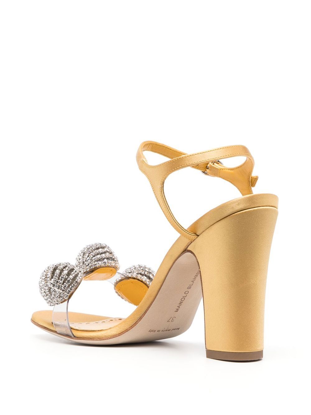 마놀로 블라닉 오스트리아 스타 장식 샌들 90mm