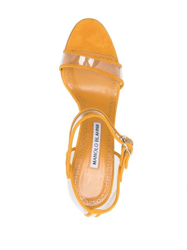 마놀로 블라닉 마놀로 블라닉 페르센 스웨이드 샌들 105mm