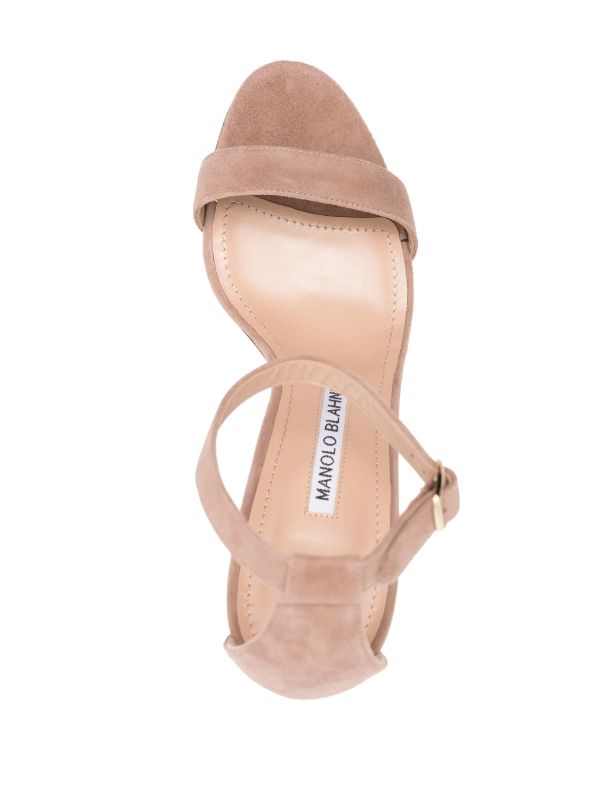 마놀로 블라닉 카오스 오픈 토 샌들 110mm