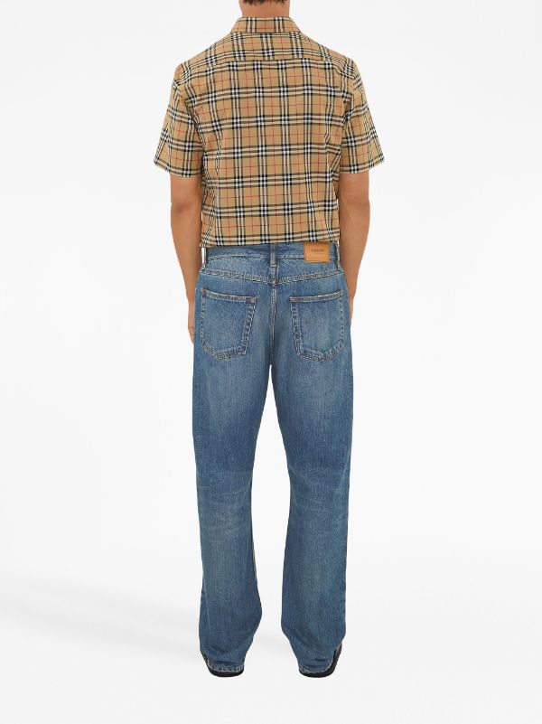 버버리 노바 체크 패턴 셔츠