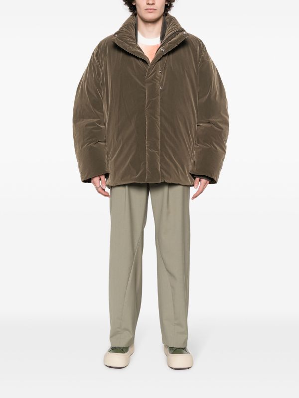 우영미 퍼넬 넥 패딩 재킷