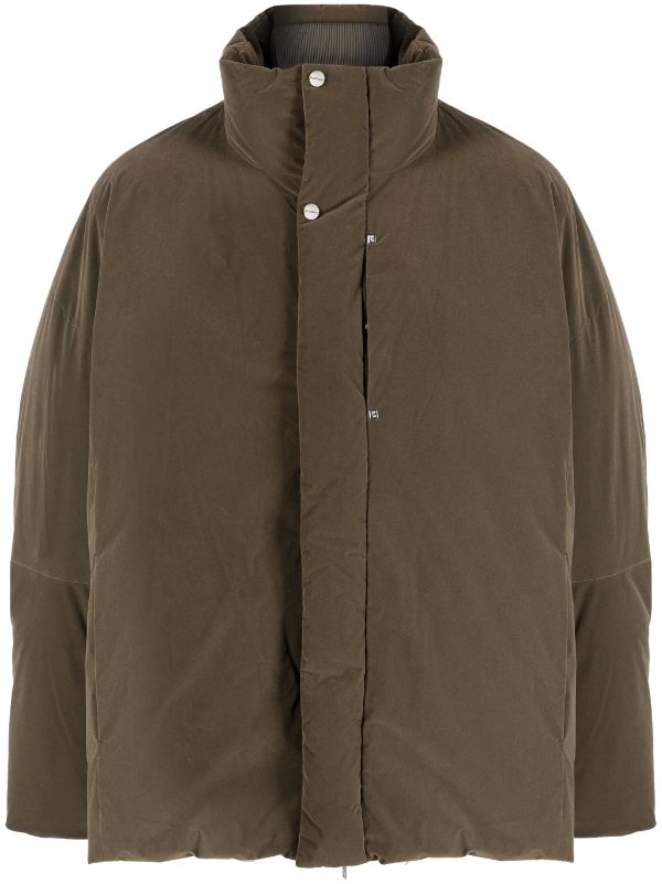 우영미 퍼넬 넥 패딩 재킷