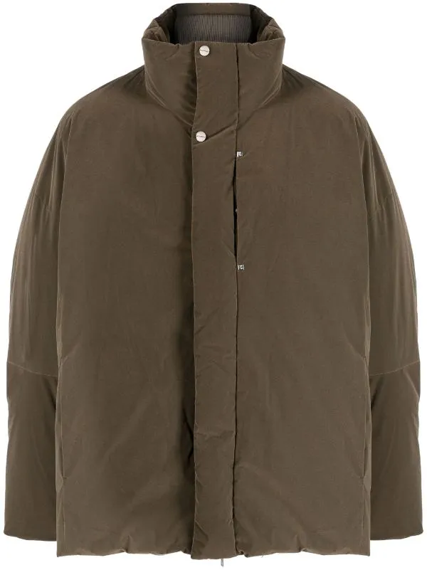 우영미 퍼넬 넥 패딩 재킷