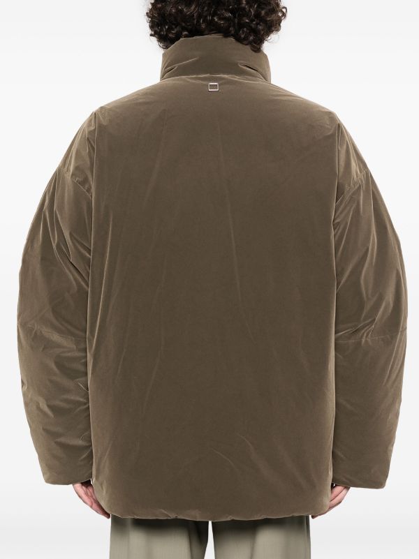 우영미 퍼넬 넥 패딩 재킷