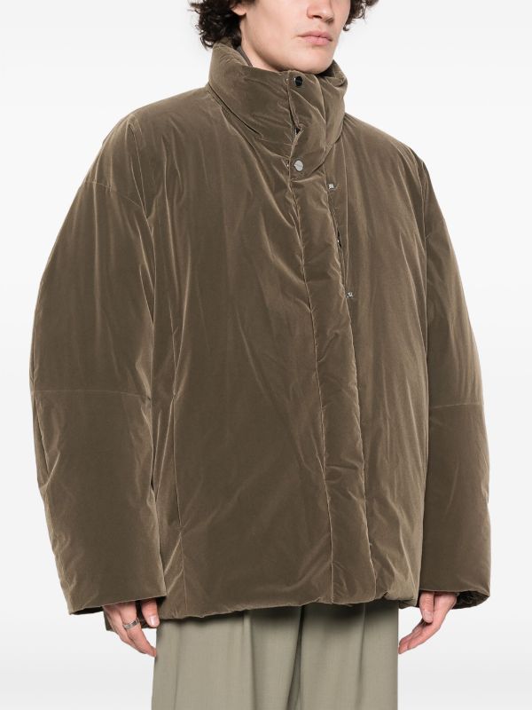 우영미 퍼넬 넥 패딩 재킷