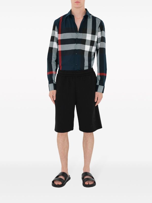 버버리 체크 패턴 셔츠