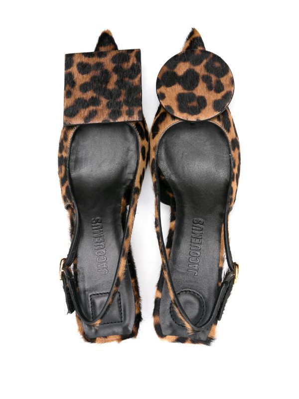 자크뮈스 레스 슬링백 두엘로 펌프스