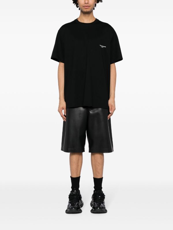 우영미 로고 프린트 티셔츠