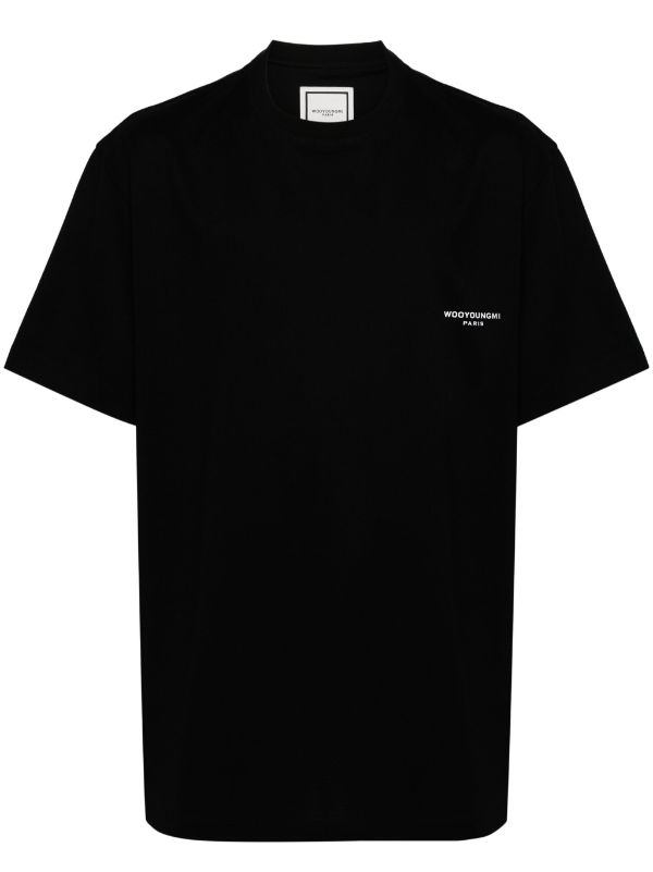 우영미 로고 프린트 티셔츠