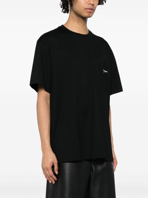 우영미 로고 프린트 티셔츠