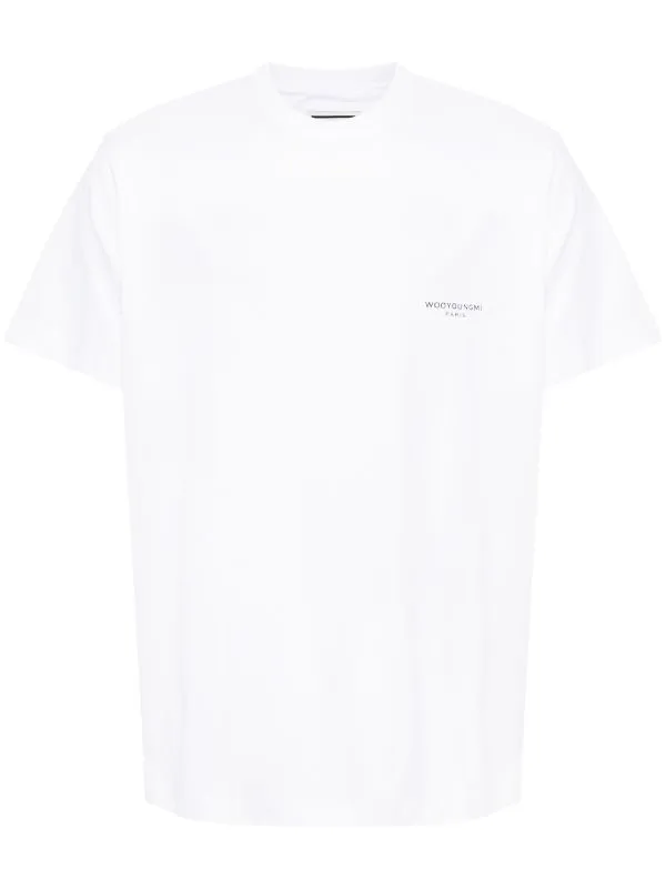 우영미 로고 프린트 티셔츠