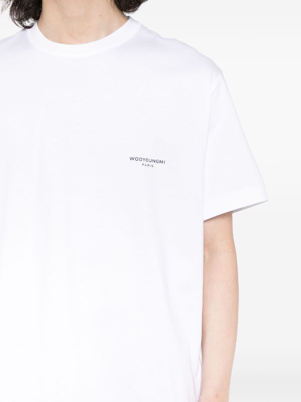 우영미 로고 프린트 티셔츠
