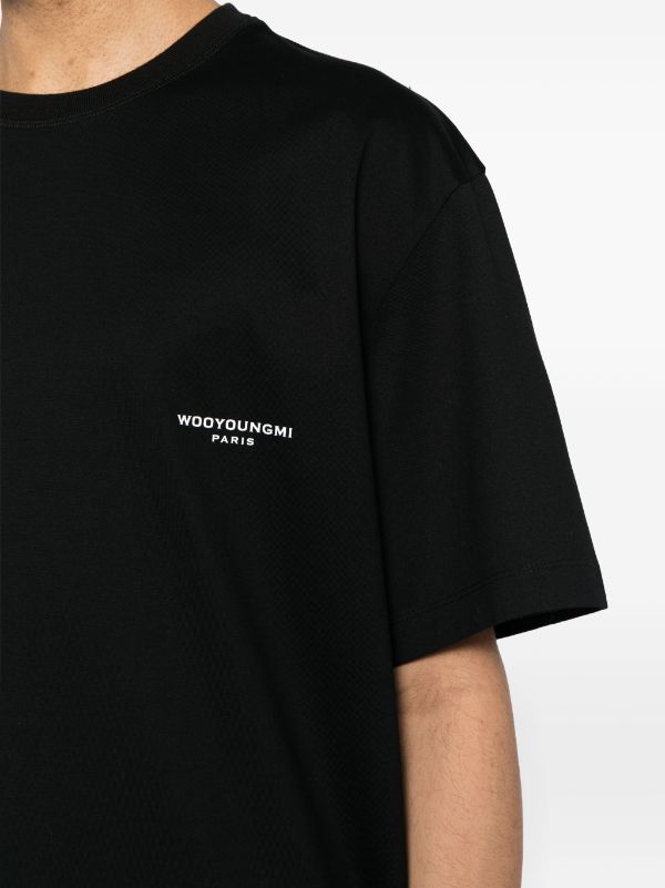 우영미 로고 프린트 티셔츠