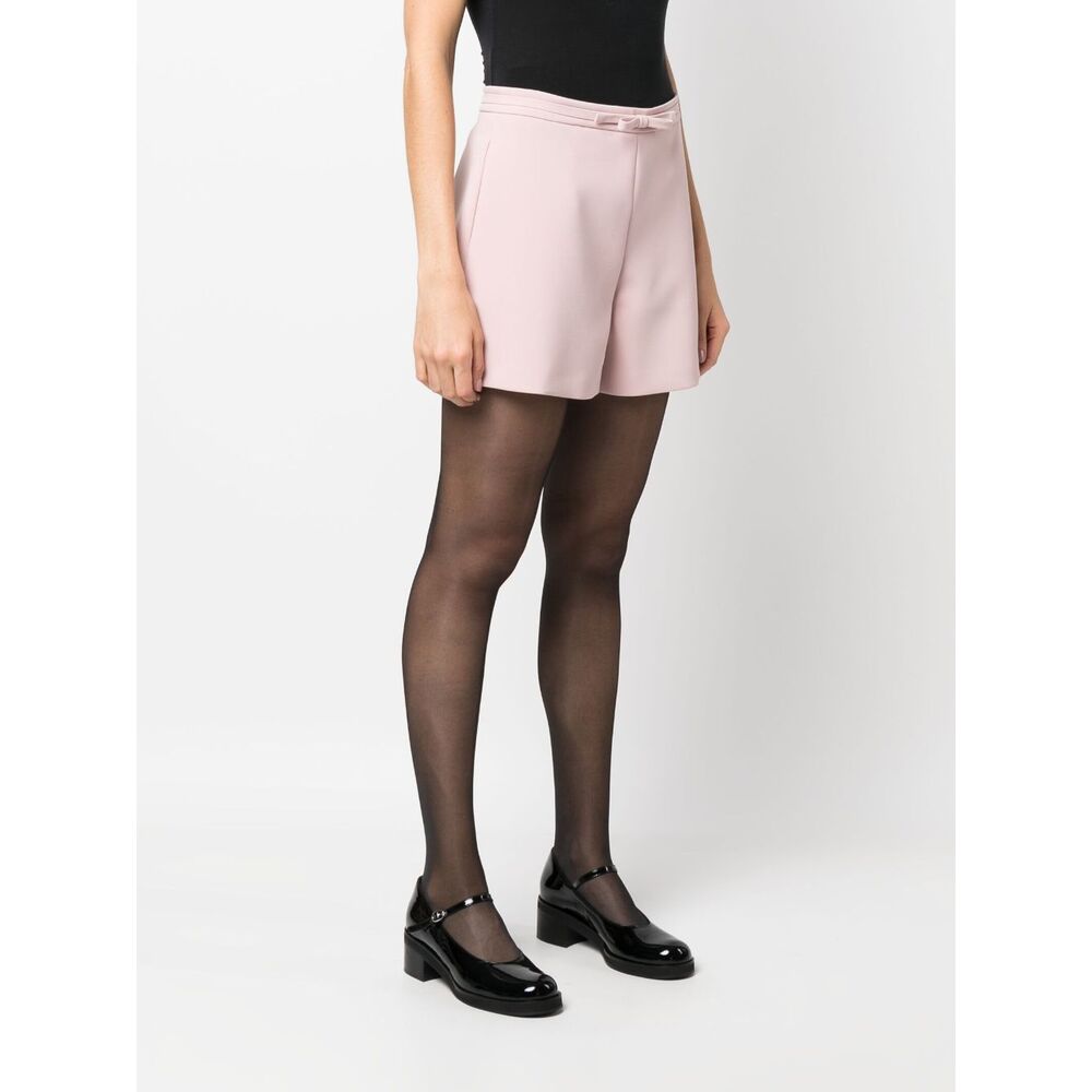 레드 발렌티노 보우 디테일 반바지