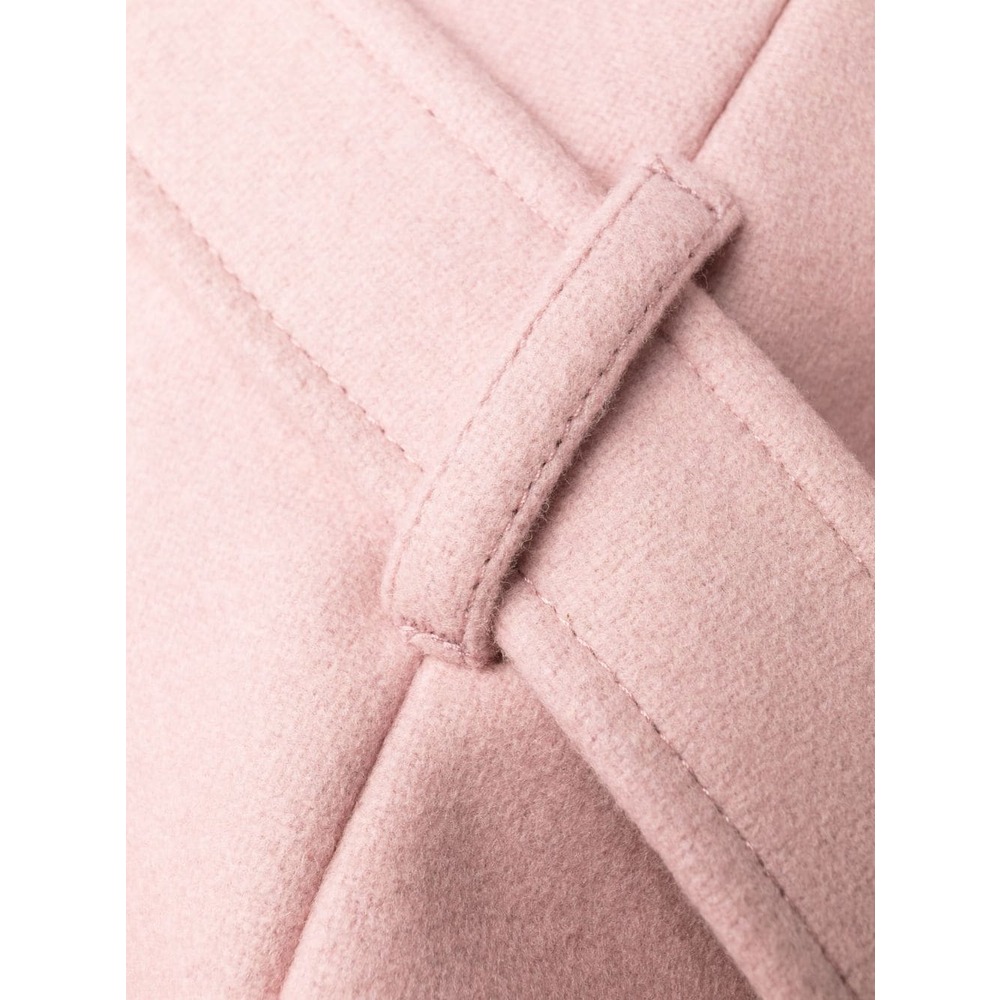 레드 발렌티노 벨티드 미디 코트