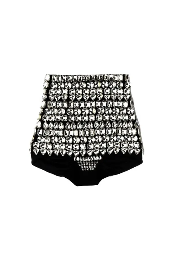 돌체앤가바나 올오버 라인스톤 반바지