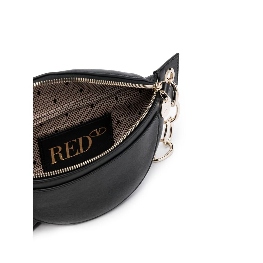 레드 발렌티노 로고 크로스 백