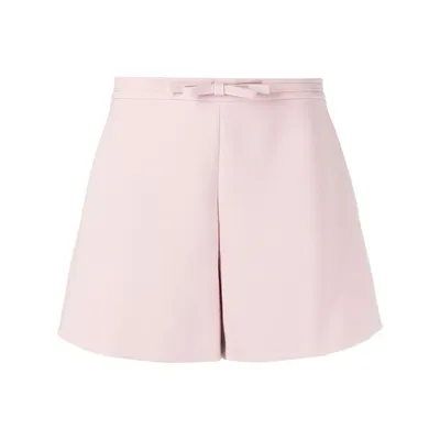 레드 발렌티노 보우 디테일 반바지