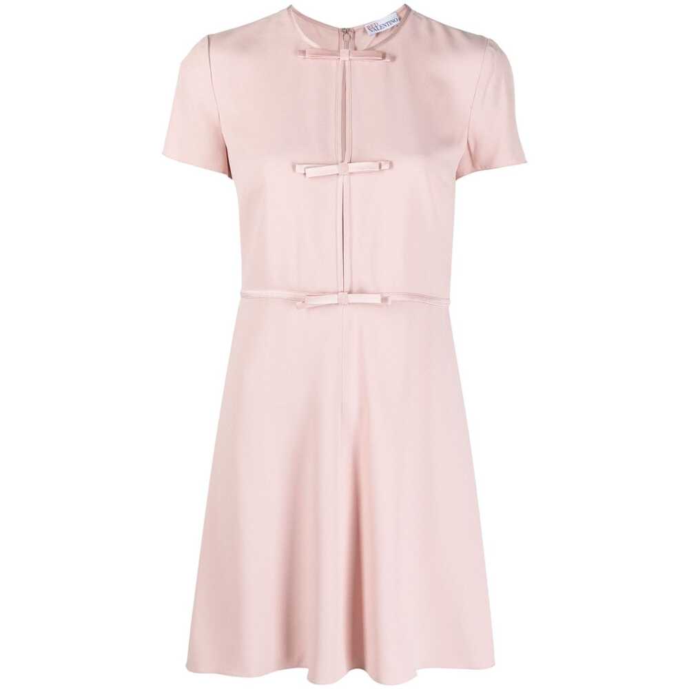 레드 발렌티노 플리치 미니 원피스