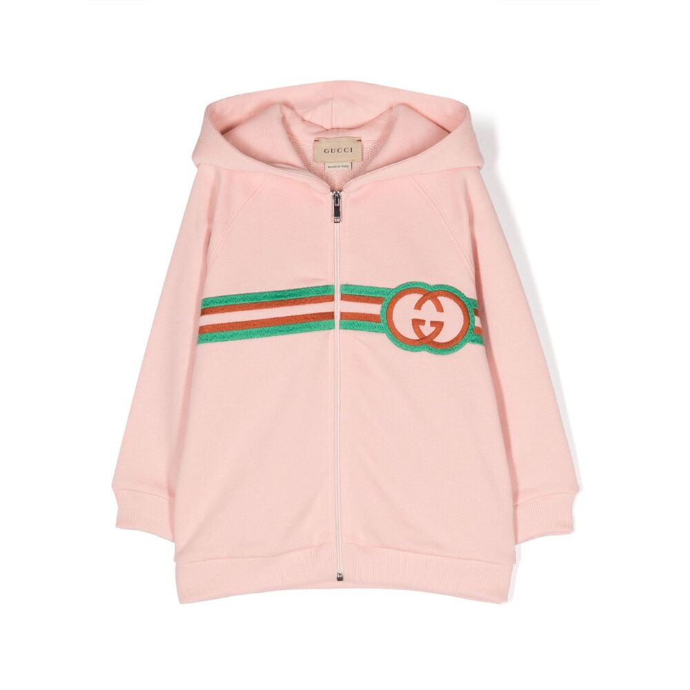 구찌 로고 집 후드티