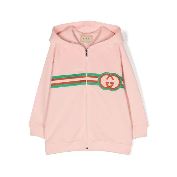 구찌 로고 집 후드티