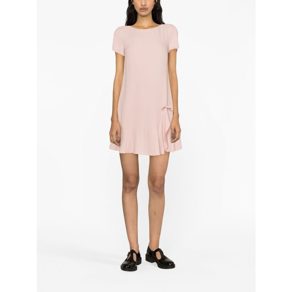 레드 발렌티노 보우 디테일 원피스