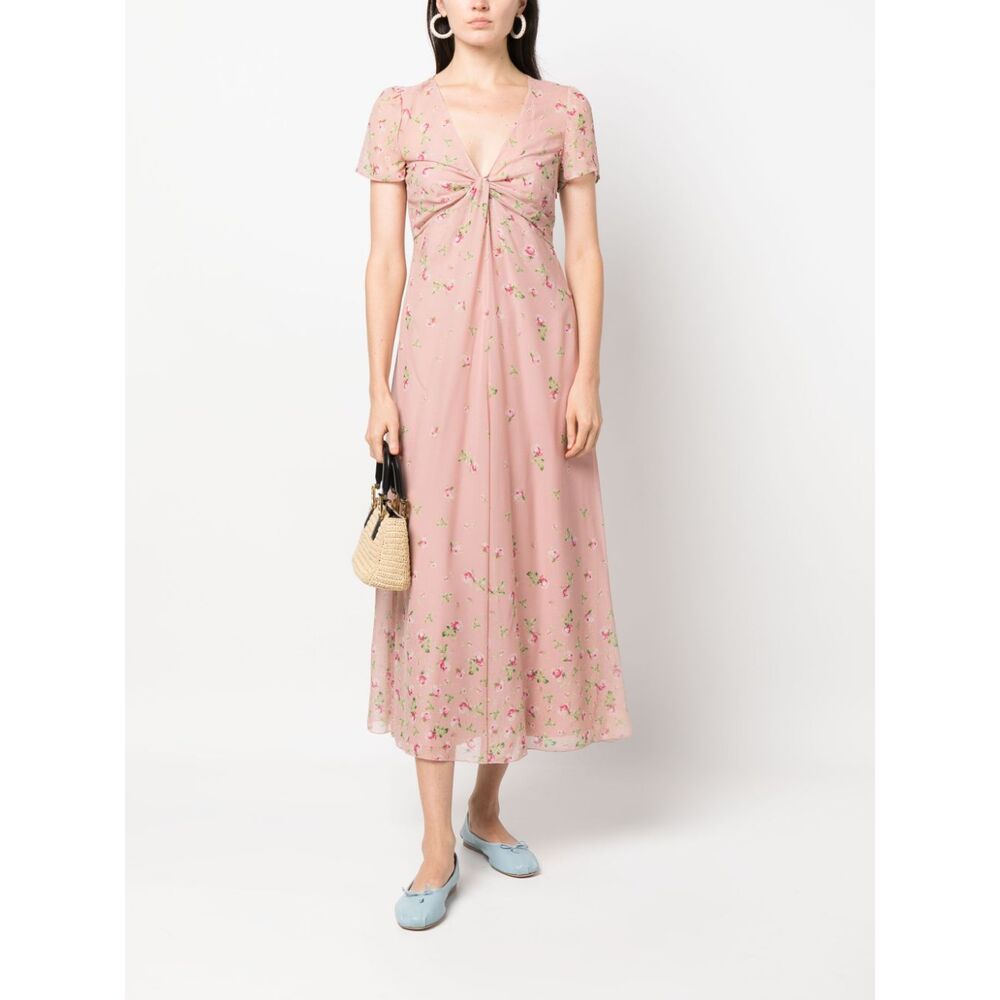 레드 발렌티노 디테일 원피스