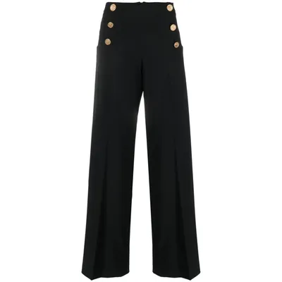 레드 발렌티노 와이드 팬츠