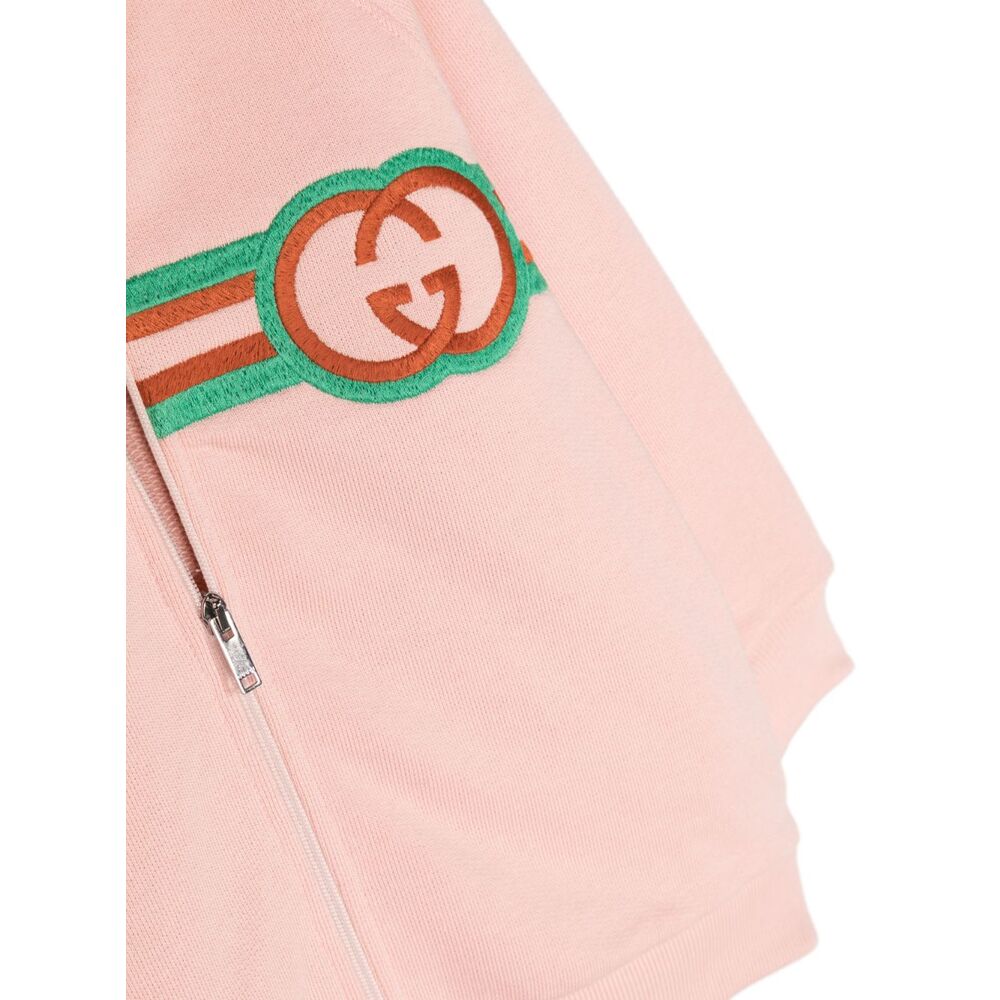 구찌 로고 집 후드티