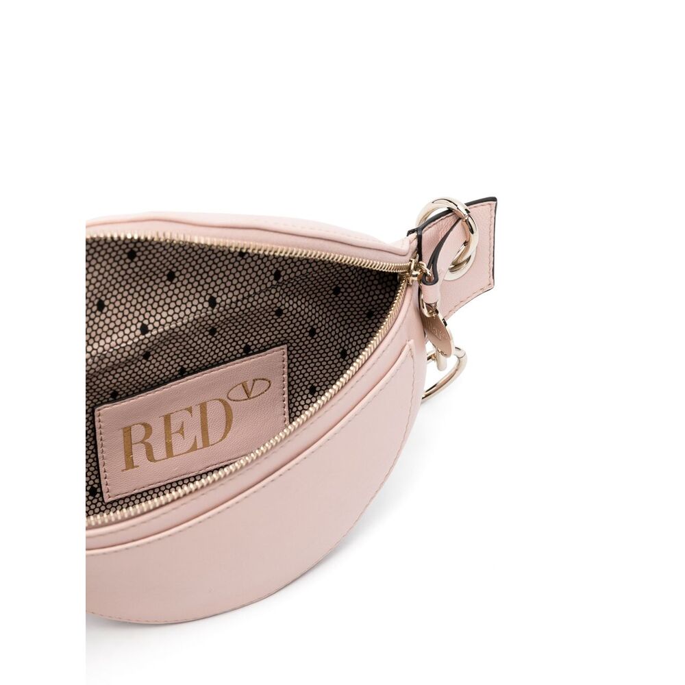 레드 발렌티노 로고 크로스 백