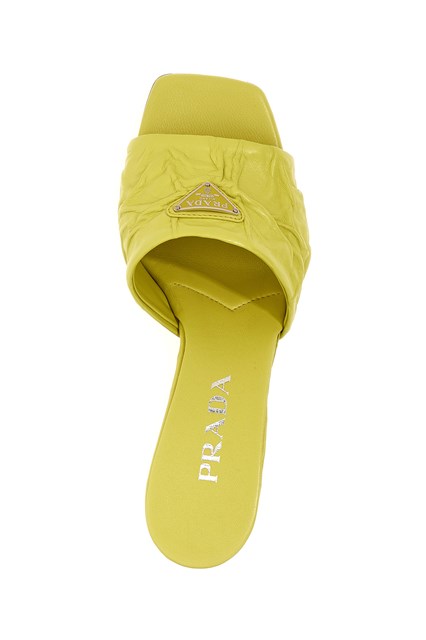 프라다 로고 뮬